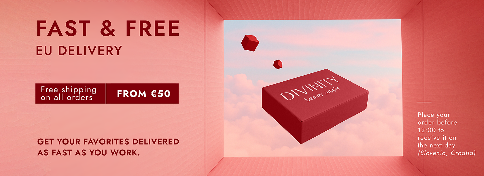 Get your favorites delivered — as fast as you work.