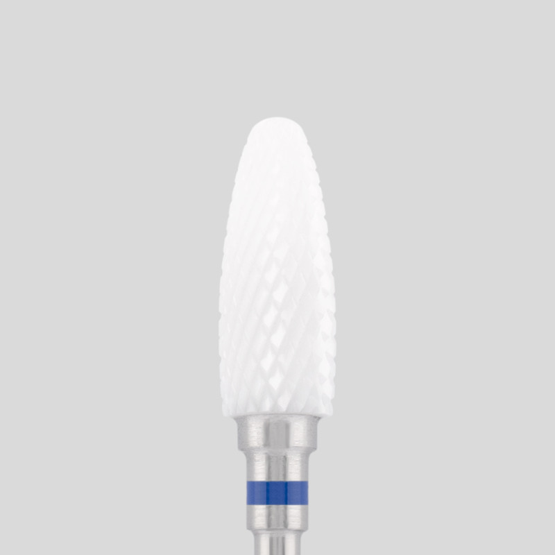 Ceramic bit "corn" blue, L-14,0 mm., Ø6,0 mm