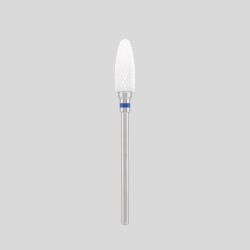 Ceramic bit "corn" blue, L-14,0 mm., Ø6,0 mm