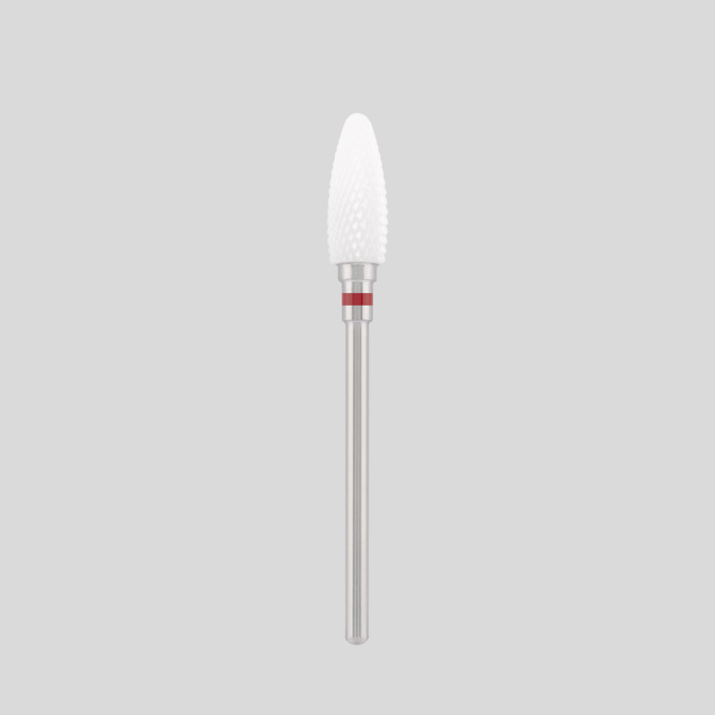 Ceramic bit "corn" red, L-14,0 mm, Ø6,0 mm