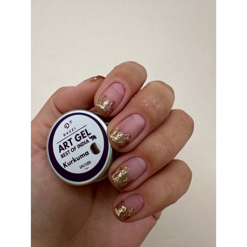 Art Gel Glitter Best of India “Kukurma”, gold, 5gr