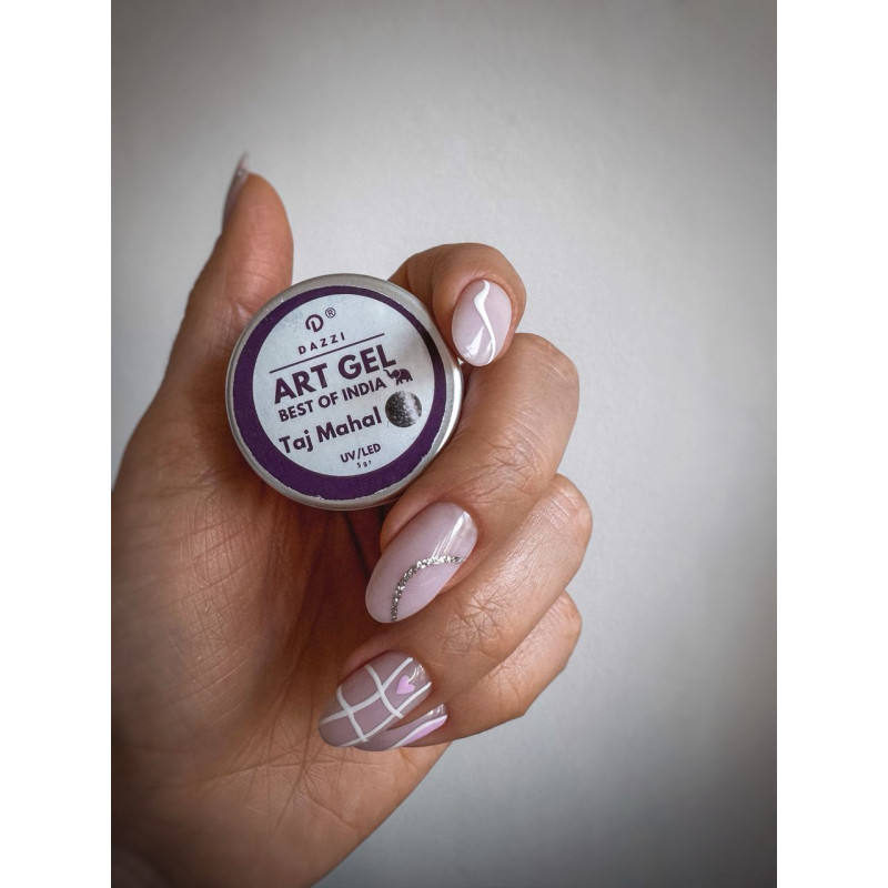 Art Gel Glitter Best of India “Taj Mahal”, silver, 5gr