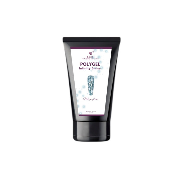 Glitter-Polygel „Infinity Shine SILVER“, Neige Glow, 30 gr