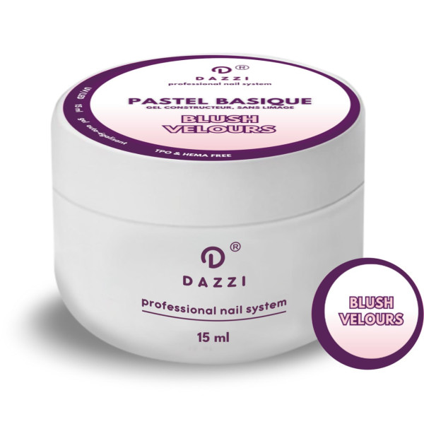 Gel Pastel Basique "Blush Velours" 15ml