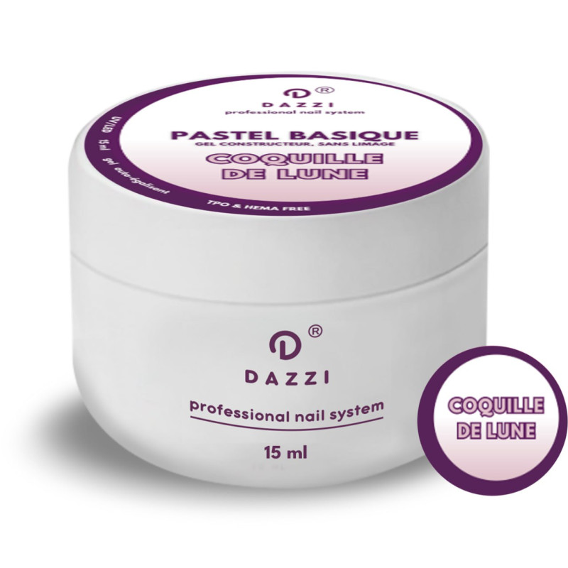 Gel Pastel Basique "Coquille de Lune" 15ml