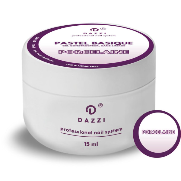 Gel Pastel Basique "Porcelaine " 15ml