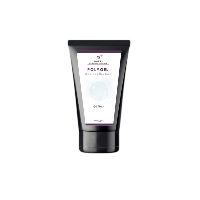Polygel Basic Collection "White", blanc 30 gr