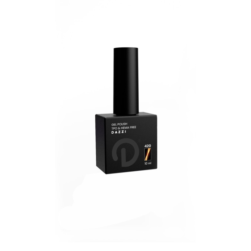 Semi-permanent nail polish “Mystic Gold” 420, cat's eye effect 10 ml