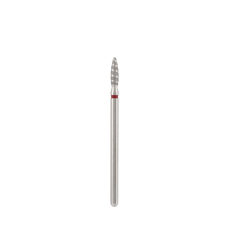 Diamond bit "tornado" safe red, L- 10,0 mm, Ø2,3 mm