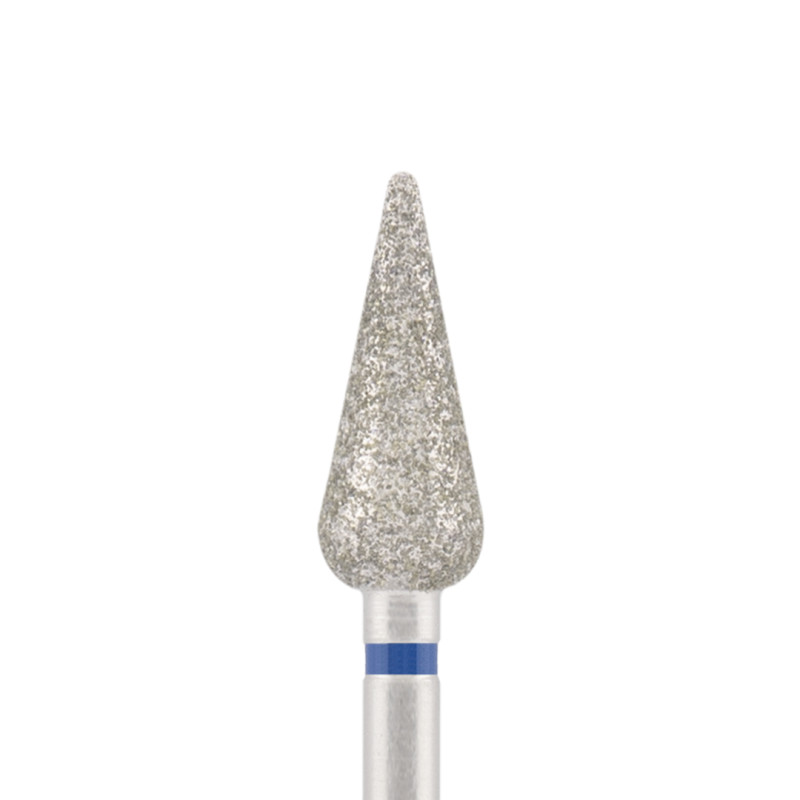 Fresa de diamante "sharp drop" azul, L- 12,0 mm, Ø5,0 mm