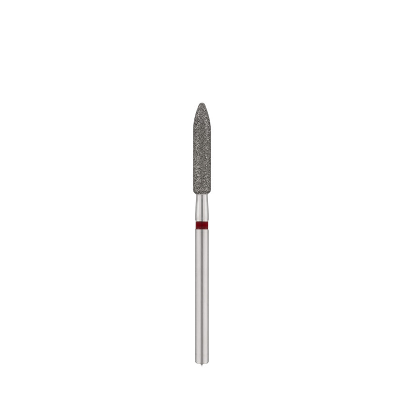 Diamond bit "long bulet" red, L- 15,0 mm, Ø3,1 mm