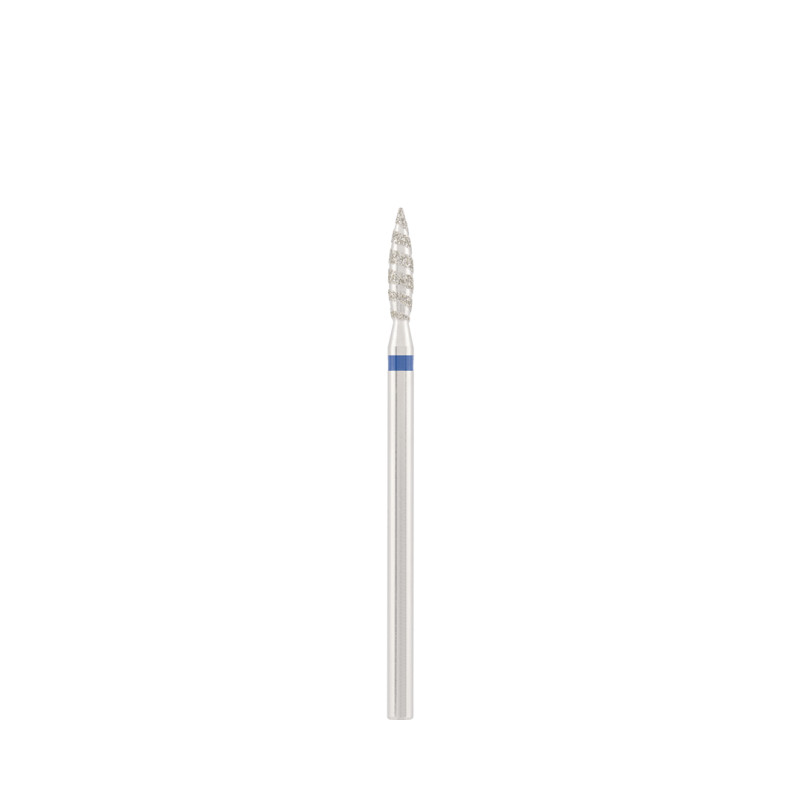 Diamond bit "tornado" blue, L- 10,0 mm, Ø2,3 mm