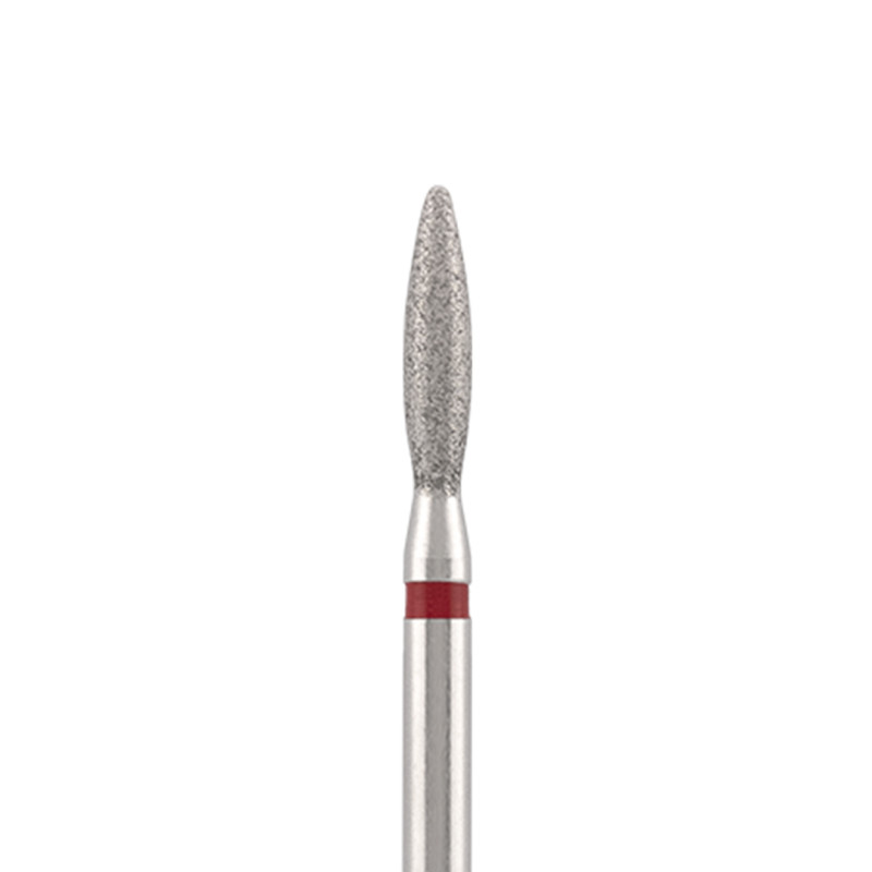 Diamond flame bit extra safe red Ø2.1 mm