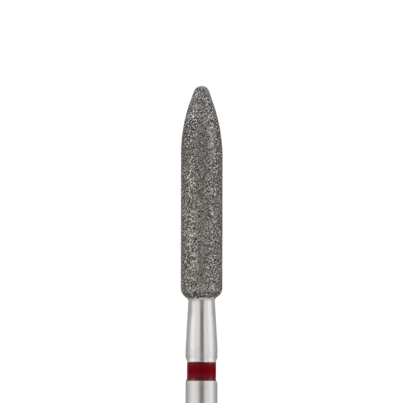 Diamond bit "long bulet" red, L- 15,0 mm, Ø3,1 mm