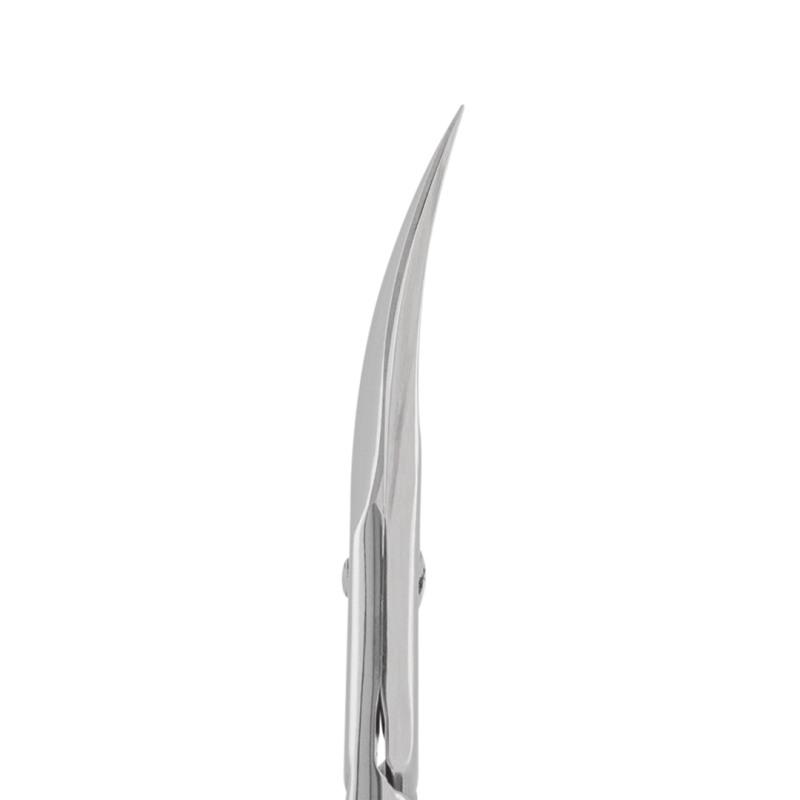 Professional scissors for cuticle, mirror polishing, L-91 mm, blades 19 mm