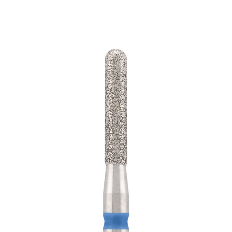 Diamond bit "rounded cylinder" blue, L-7,0 mm, Ø1,8 mm