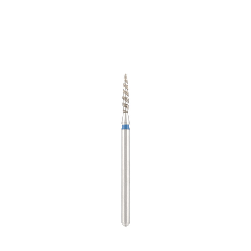 Diamond bit "tornado" blue, L- 10,0 mm, Ø1,8 mm