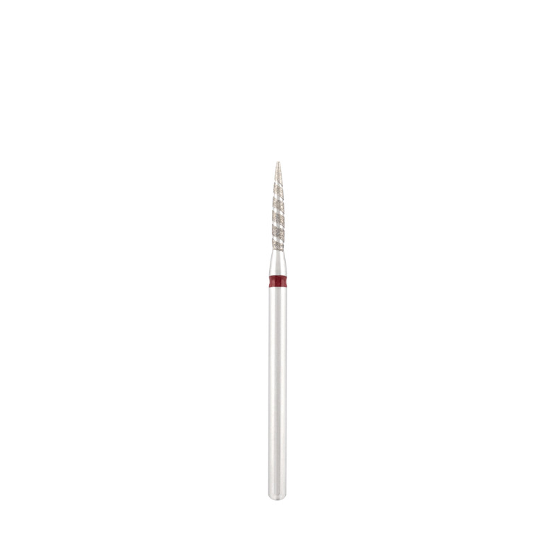Diamond bit "tornado" red, L- 10,0 mm, Ø1,8 mm